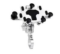 PYBYCEGNZK Supporto Manubrio Supporto Per Telefono Da Moto In Lega Alluminio Alta Qualità 2025 Resistente Agli Urti Per Bici Elettrica Anti-vibrazione Supporto Telefono Moto(Rectangle1)