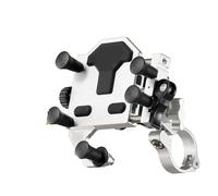 PYBYCEGNZK Supporto Manubrio Supporto Per Telefono Da Moto In Lega Alluminio Alta Qualità 2025 Resistente Agli Urti Per Bici Elettrica Anti-vibrazione Supporto Telefono Moto(Square1)