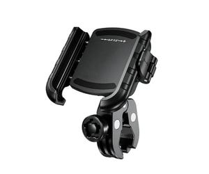 PYBYCEGNZK Supporto Manubrio Supporto Per Telefono In Alluminio Per Moto 1S Fast Lock Per Bici Scooter ATV Da 5,4-7,2 Pollici Supporto Telefono Moto(Anti-Theft Clip)