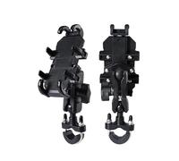 PYBYCEGNZK Supporto Manubrio Supporto Telefono Da Moto Con Ammortizzatore Specchietto Retrovisore Manubrio Della Bicicletta Smartphone 4,7-7,1 Pollici, Antiurto Supporto Telefono Moto(Handlebar)