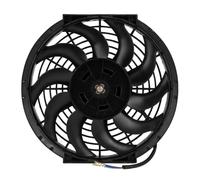 PYBYCEGNZK Ventilatore Auto A Doppia Testa Ventola di Raffreddamento del Motore Elettrico Push Pull Sottile Universale da 12 Pollici per Auto 12V con Kit Montaggio