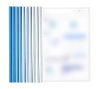 PYEUIFT 10 Pezzi A4 Copertura Del Rapporto,Trasparente Barra Scorrevole Rapporto Coprire,10 Fogli Plastica Camicia Di Copertine Di Rapporti Con Barra Scorrevolte,Cartella Scorrevole (Blu