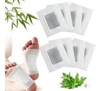 PYEUIFT 50 Pezzi Cerotti Detox Piedi, Detox Foot Pads, Cerotti Autoadesivi per il Piedi Pad, per Rimuovere le tossine dal corpo, Alleviare lo Stress, Adatto a persone obese