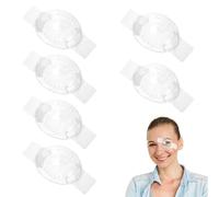 PYEUIFT 6 Pezzi protezioni oculari in plastica con fori, facili da pulire, sicure per gli occhi, proteggono dallo sfregamento e dallo schiacciamento di oggetti duri dopo un intervento chirurgico