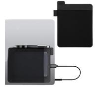 PYEUIFT Custodia Hard Disk Esterno, per Portable SSD, per Computer Portatile, Compatibile con SanD, Sams T7 e Cruci X8, Tessuto Elastico, nero