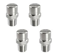 PYEUIFT Ugelli Idropulitrice, 4 Pezzi, Ugello Nebulizzatore, Ugello Rotante, Accessori per Idropulitrice, Ugello Sturatubi, Ricambi Lancia con Apertura 65 Gradi, 1,3mm, Attacco da 1/4'' Filettato