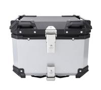 Pyhodi Bauletto Universale per Moto 45 Litri, Bauletto Posteriore per Moto Bauletto Posteriore per Moto Impermeabile, Baule Posteriore per Baule in Lega di Alluminio per Bagagli