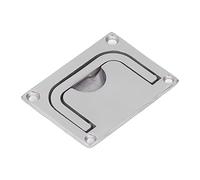 Pyhodi Botola per Anello per Barca, Sollevatore per Discarica a Tirante di Grado Marino Incorporato Senza Ruggine per Mobili Domestici per Chiusino per Esche per Barche (96 * 69mm)