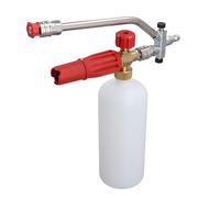 Pyhodi Cannone in Schiuma della Rondella di Pressione con Spruzzatore di Sapone 1 L Quick Connect 1/4 di Pollice con Accessorio a Doppio Connettore e 5 Ugelli, Attaccamento a Doppia