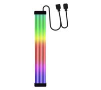 Pyhodi Cavo PC Argb, Cavo di Estensione PSU RGB a 3 Pin 5v, Installazione Flessibile e Facile, Ampiamente Compatibile, Incredibili Effetti Visivi, (X8 Piatto (per Cavo a 8 Pin Singolo o