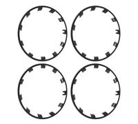 Pyhodi Kit Protezione per Cerchioni a Ruota 21 Pollici, per Ruota überturbina, Anello Protettore per Bordo del Bordo per Bordo per Ruota di Ricambio 4pc con Un Design Unico di, (Nero)