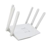 Pyhodi Router Wireless WiFi6, 4G 5G CPE LTE 6 Antenne 300MBPS 6 Antenne Wireless Internet Router, Supporta Fino a 32 Dispositivi, 300㎡ Copertura con Slot della Scheda SIM per Viaggi