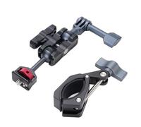 Pyhodi Supporto per Moto per Bici in Lega di Alluminio da 5 Kg, Supporto per Telecamera Manubrio Regolabile a Doppia Sfera Universale per Azione 5pro ACT4.