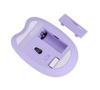 Pyhodi Tastiera e Mouse Wireless, Elegante Simpatico Gatto 2.4G Silenzioso Colori Caramella Combo Mouse Tastiera Wireless USB, per Ragazze e Bambini, Macchina da Scrivere a