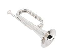 Pyhodi Tromba in Ottone, Strumento di Tromba di Cavalleria per la Banda Scolastica di Cavalleria Principiante Orchestra, C Chiave da 11 Cm Diametro Bocchino 34 Cm di Altezza per