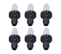 Pyhodi Valvola di Ritegno 6 Pezzi 3/8 Pollici 10 Mm, Valvola in di Non Ritorno a 1 Via in Materiale di Grad Medico, Prevenene il Riflusso di Liquidi o Aria, Pregevole Faturra, (#2)