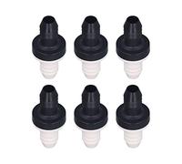 Pyhodi Valvola di Ritegno 6 Pezzi 3/8 Pollici 10 Mm, Valvola in di Non Ritorno a 1 Via in Materiale di Grad Medico, Prevenene il Riflusso di Liquidi o Aria, Pregevole Faturra, (#3)