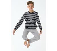 SCHIESSER Pigiama 'Nightwear' grigio / nero / bianco Bambini SCHIESSER 164