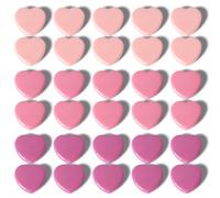 PYJLBX Calamite Frigorifero - 30 Pezzi Cuore Rosa Calamite Potenti, Mini Calamite Piccole, Magnete Potente Calamita Frigo Magneti per Lavagna Magnetica Decorative, per Ufficio Scuola Cucina Calendario