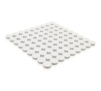 PYJLBX Calamite Frigorifero, 80 Pezzi Calamite Potenti Calamite Piccole, Calamite per Lavagna Magnetica Calamita Potente Magneti Frigo, Mini Rotonde Magnete, per Frigo,Piastre Magnetiche,Maps (Bianco)