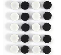 PYJLBX Calamite Frigorifero Calamite Potenti Calamite Piccole,20 Pezzi Magnete Potente Calamite per Lavagna Magnetica,Magneti Frigo Calamita Frigo Mini Calamite Rotonde,per Frigo Bacheca (Nero+Bianco)