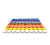 PYJLBX Calamite Potenti Calamite Frigorifero,100 Pezzi Magneti Calamite Piccole Calamita Colorati Magnete Potente Rotonde, Calamite per Lavagna Magnetica, per Frigo, Lavagne, Calendari (10 Colori)