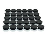 PYJLBX Calamite Potenti Calamite Frigorifero, 30 Pezzi Calamite Piccole, Calamita Potente Calamite per Lavagna Magnetica, Magneti Frigo Magnete Piccoli Rotonde, per Frigo, Lavagne Bianca, Foto (Nero)