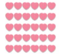 PYJLBX Magneti per lavagnetta magnetica, 30 pezzi, calamite da frigorifero, mini magneti per lavagna bianca, bacheca (cuore, rosa)