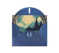 Pyjwyfmy Set di biglietti di auguri con scritta in lingua inglese "Not All Who Wander Are Lost", biglietti di auguri con buste e buste vuote, con stampa perlacea