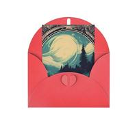 Pyjwyfmy Set di biglietti di auguri e buste, con scritta in lingua inglese "Not All Who Wander Are Lost", 10 x 15 cm