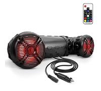 Pyle Altoparlanti Bluetooth Fuoristrada 800 W per UTV, Quad e Golf Cart | Luci LED RGB 19 modalità | Doppio woofer 16,5 cm | Tweeter a cupola in titanio | Protezione IP44 | 12 V DC | Telecomando