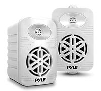 Pyle Altoparlanti, Casse Audio, Speaker Interno Esterno Coppia 300 Watt 2 Vie Impermeabili 10 cm con Tweeter 1,3 cm per Casa, Barca, Balcone, Piscina, Bianco
