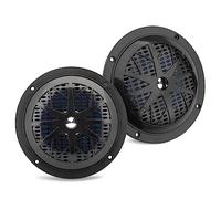 Pyle Altoparlanti Marini 13,34 Centimetri, Casse Audio 2 Vie Impermeabili 100 Watt, Cono in Polipropilene, Surround in Tessuto, Speaker da Esterno Resistente, 1 Coppia Neri