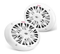 Pyle Altoparlanti Marino 6x9 Pollici Dual - Sistema Audio Stereo Outdoor Resistente alle Intemperie e Impermeabile con Potenza di 260 Watt, Cono in Policarbonato e Contorno in Tessuto - 1 Coppia