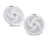 Pyle Altoparlanti Marini, Casse Audio 16,5 Centimetri, Speaker 2 Vie Impermeabili con Potenza di 240 Watt, Design Compatto, 1 Paio, Bianco