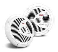 Pyle Altoparlanti per veicoli marini da 20,3 cm, doppio sistema di altoparlanti da 180 W, 4 Ohm, impermeabile, con cono in PP con bordo in gomma, magnete da 567 g, bobina vocale da 3,8 cm, per audio