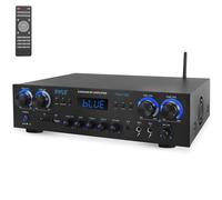 Pyle Amplificatore Audio a 4 Canali con Bluetooth per Home Theater e Karaoke, 80