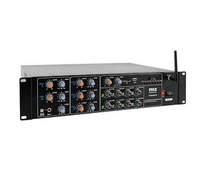 Pyle Amplificatore Audio Bluetooth 8 Canali, 4000 Watt Sistema Ricevitore Stereo Multi Zona con RCA, USB, AUX, per Altoparlante, PA, Teatro, Studio