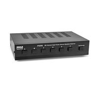 Pyle Amplificatore Audio Stereo, Selettore Altoparlanti a 6 Zone, Interruttore per Amplificatore Multi-Canale, Supporta Fino a 6 Coppie di Altoparlanti