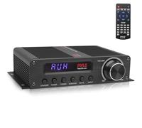 Pyle Amplificatore Audio Stereo Wireless Bluetooth, 75 Watt Amplificatore 5.1 Canali per Home Theater, Surround con HDMI, AUX, Antenna FM, Ingresso Subwoofer