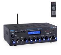 Pyle Amplificatore Audio Stereo Wireless BT Multi Canale 200 Watt Ricevitore