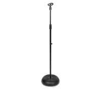Pyle Asta Microfono Regolabile in Altezza da 85cm a 152 cm, Supporto Microfono da Terra A Base Tonda Pesante