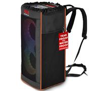 Pyle Portable Waterproof Speaker Bag, Tear-Proof Travel Case with Adjustable Backpack Straps, Side Storage Pockets & Drawstring Top, Compatible with Pyle Speaker PPHP26JBL & More, 11.8”x11.8”x26.4”