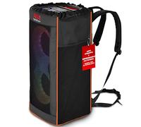 Pyle Borsa Portatile Impermeabile Custodia Antistrappo con Spallacci Regolabili Tasche Laterali e Chiusura a Coulisse 30x30x67 cm per Cassa Bluetooth, Altoparlante Portatile, Speaker