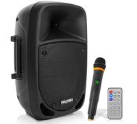 Pyle Cassa Bluetooth 800 Watt, Karaoke, Subwoofer 20 centimetri, Microfono UHF, Luci LED, Batteria Ricaricabile, Altoparlante Bluetooth MP3/USB/SD