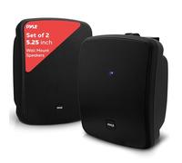 Pyle Cassa Bluetooth, Cassa Bluetooth Potente Esterno Impermeabile 13,3 cm 2 Vie, Staffa Universale, Patio/Interno, Speaker Nero