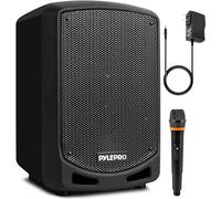 Pyle Cassa Bluetooth Portatile, Potente 600 Watt, Karaoke Speaker, Microfono Wireless, Registrazione Audio, Batteria, Altoparlante Bluetooth USB/SD