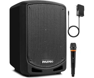Pyle Cassa Bluetooth Portatile, Potente 600 Watt, Karaoke Speaker, Microfono Wireless, Registrazione Audio, Batteria, Altoparlante Bluetooth USB/SD