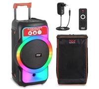 Pyle Cassa Bluetooth Potente 160 Watt, Sistema Stereo Wireless TWS con Bassi Potenti e Alti Chiari, Altoparlante Bluetooth Portatile con Borsa, Treppiede, Radio FM, USB, AUX, Ingressi Mic, 38x30x61cm