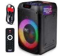 Pyle Cassa Bluetooth Potente, Sistema Stereo Wireless, Altoparlante Bluetooth Portatile con Bassi Potenti e Alti Chiari, 100 Watt